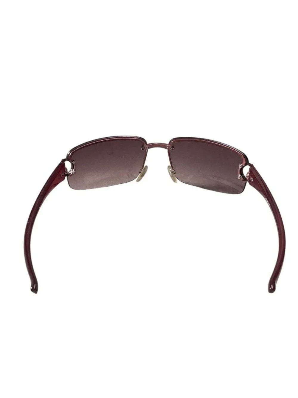 Gucci Horsebit Rimless Sunglasses Eyewear S Bordeaux